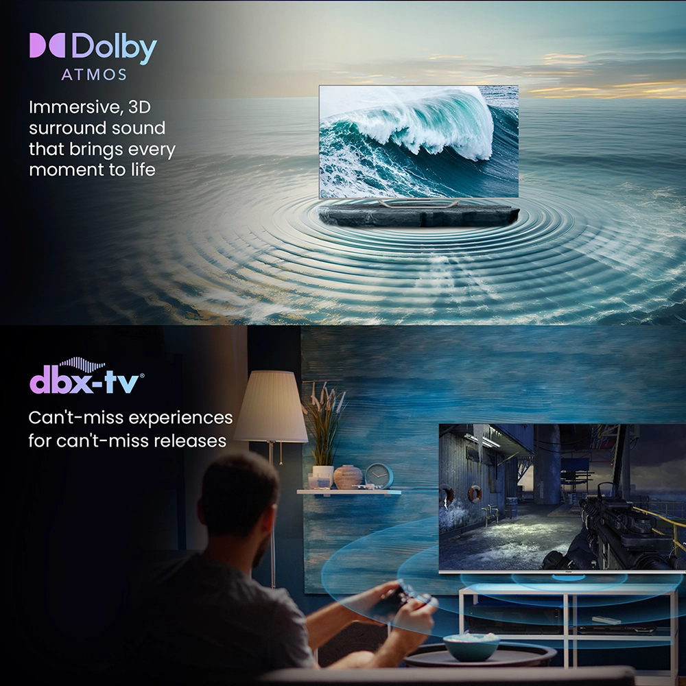 Haier S800 QLED 190cm (75) Google TV | Dolby Vision.Atmos 